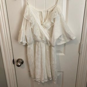 White Lace Romper
